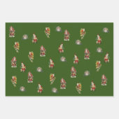Weihnachtscollagen Wrapping Paper Sheets Geschenkpapier Set (Vorderseite)