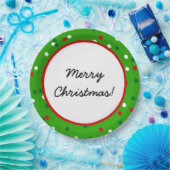 WeihnachtsConfetti • Weihnachtsbaum besprüht Pappteller (Party)