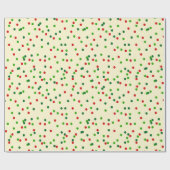 WeihnachtsConfetti • Zuckerplätzchen besprüht Geschenkpapier (Flach)