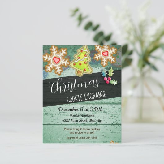 Weihnachtscookies Exchange-Party (Stehend Vorderseite)