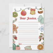 Weihnachtscookies Kapselnotizkarte Dankeskarte (Vorderseite)