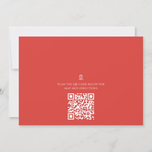 Weihnachtscookies Weiße QR-Code-Karte Einladung (Rückseite)