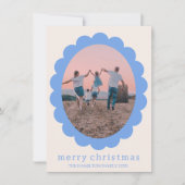 Weihnachtscoquette Grossjahrtausend Feiertagskarte (Vorderseite)