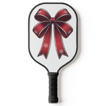 Weihnachtscoquette Roter Bow & Schneeflocken