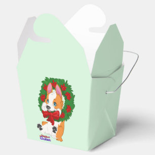 Weihnachtscorgi-Geschenkboxen Geschenkschachtel