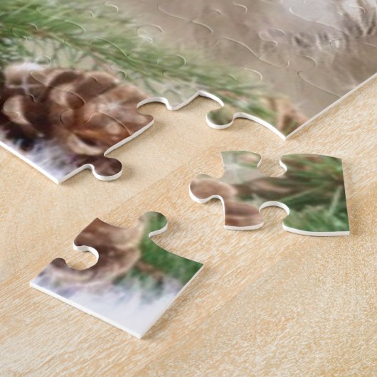 Weihnachtscorgi-Welpe Puzzle (Seite)