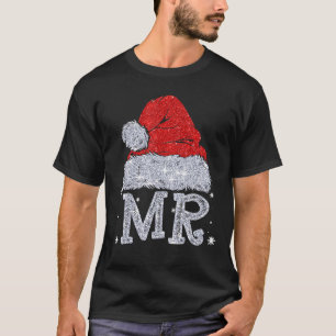 Weihnachtscouple Matching Mr. und Mrs. Weihnachtsm T-Shirt