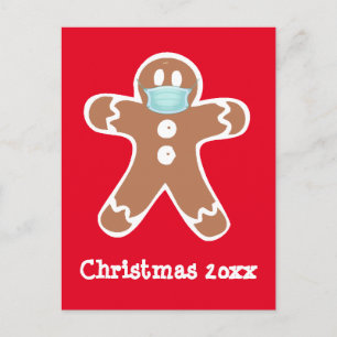 Weihnachtscovid Ihr Jahr Postkarte