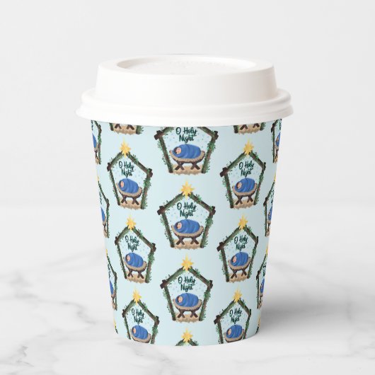 Weihnachtscreen für Wasserfarben Pappbecher (Links)