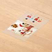 Weihnachtscreme-Ballettcharaktere Acryleinladungen (Ablage )