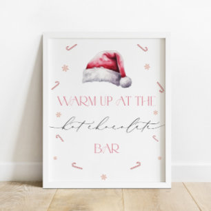 Weihnachtscreme-Bar-Dusche Poster