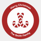 Weihnachtscreme Candy Sticker (Vorderseite)