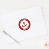 Weihnachtscreme Candy Sticker (Umschlag)