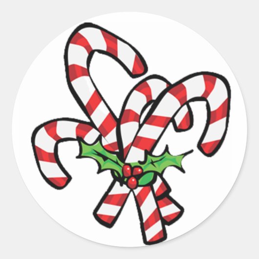 Weihnachtscreme Candy Sticker (Vorderseite)