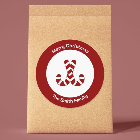 Weihnachtscreme Candy Sticker