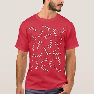 Weihnachtscreme CaneKids Candy Canes Pajamas Famil T-Shirt