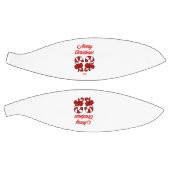 Weihnachtscreme Canes Basketball (Panele)