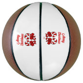 Weihnachtscreme Canes Basketball (Vertikal)