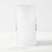 Weihnachtscreme Canes Große Mattierte Tasse (Mittel)