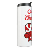 Weihnachtscreme-Canes Thermal Tumbler Thermosbecher (Nach links gedreht)