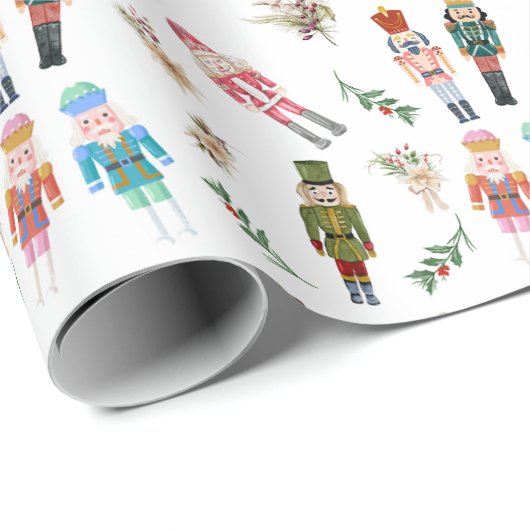 Weihnachtscreme-Collage Geschenkpapier (Rolleneckpunkt)