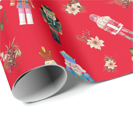 Weihnachtscreme-Collage Geschenkpapier (Rolleneckpunkt)