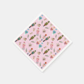 Weihnachtscreme-Collage Serviette (Ecke)