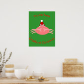 Weihnachtscreme Custom Poster (Küche)