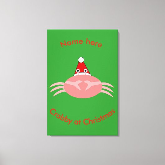 Weihnachtscreme Custom Print Leinwanddruck (Vorderseite)