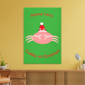 Weihnachtscreme Custom Print Leinwanddruck (Insitu (Wohnzimmer))