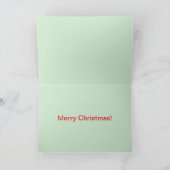 Weihnachtscreme Feiertagskarte (Innenseite)