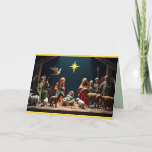 Weihnachtscreme Feiertagskarte