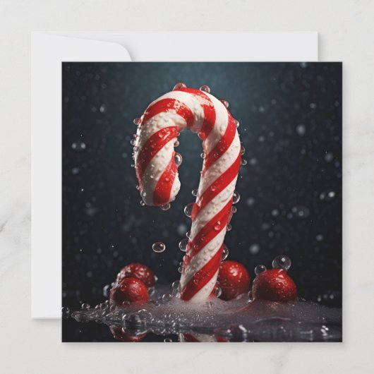 Weihnachtscreme Feiertagskarte (Vorderseite)