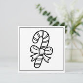 Weihnachtscreme Feiertagskarte (Stehend Vorderseite)