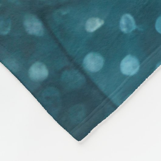 Weihnachtscreme Fleece Blanket Aquamarin (Ecke)