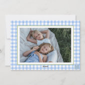 Weihnachtscreme-Foto Feiertagskarte (Rückseite)