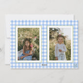 Weihnachtscreme-Foto Feiertagskarte (Rückseite)