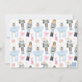 Weihnachtscreme-Foto Feiertagskarte (Rückseite)