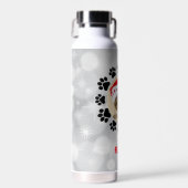 Weihnachtscreme Foto Wasser Flasche (Vorne)