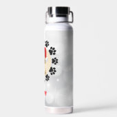 Weihnachtscreme Foto Wasser Flasche (Rückseite)