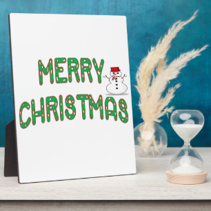 Weihnachtscreme Fotoplatte