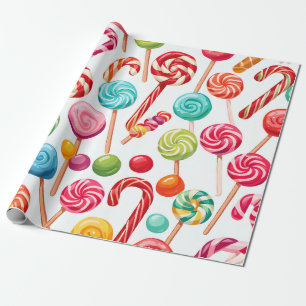 Weihnachtscreme Geschenkpapier