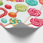 Weihnachtscreme Geschenkpapier (Ecke)