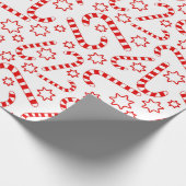 Weihnachtscreme Geschenkpapier (Ecke)