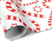 Weihnachtscreme Geschenkpapier (Rolleneckpunkt)