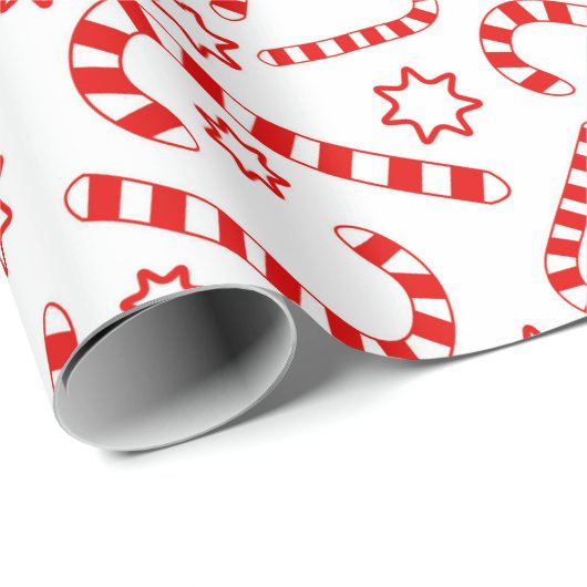 Weihnachtscreme Geschenkpapier (Rolleneckpunkt)