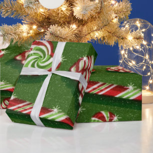 Weihnachtscreme Geschenkpapier