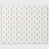 Weihnachtscreme Geschenkpapier (Flach)