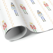 Weihnachtscreme Geschenkpapier (Rolleneckpunkt)