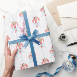 Weihnachtscreme Geschenkpapier
